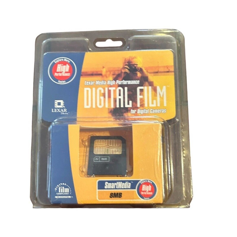 Lexar 8MB Digital Film Smart Media NOS New Sealed NIP For Digital Camera
